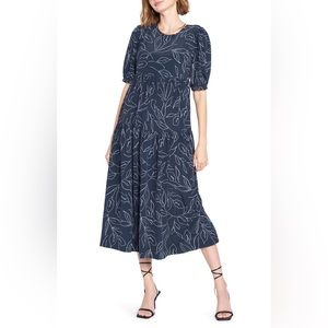 En Saison Floral Print Tiered Dress